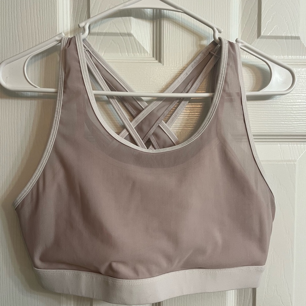 Fabletics sports bra/crop, size tag removed but measures as a L